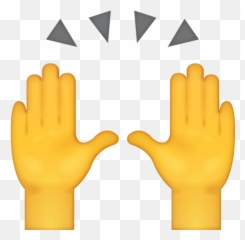 Clapping Hands Clipart - Transparent Clapping Hands Emoji,Hands ...