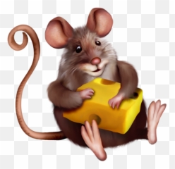 Put - Mouse With Cheese Cartoon Emoji