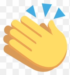 Emojione 1f44f - Transparent Background Hand Clap