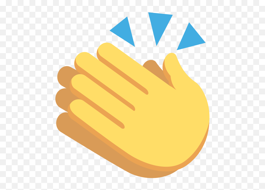 Emojione 1f44f - Transparent Background Hand Clap Emoji,Clap Emoji Meme