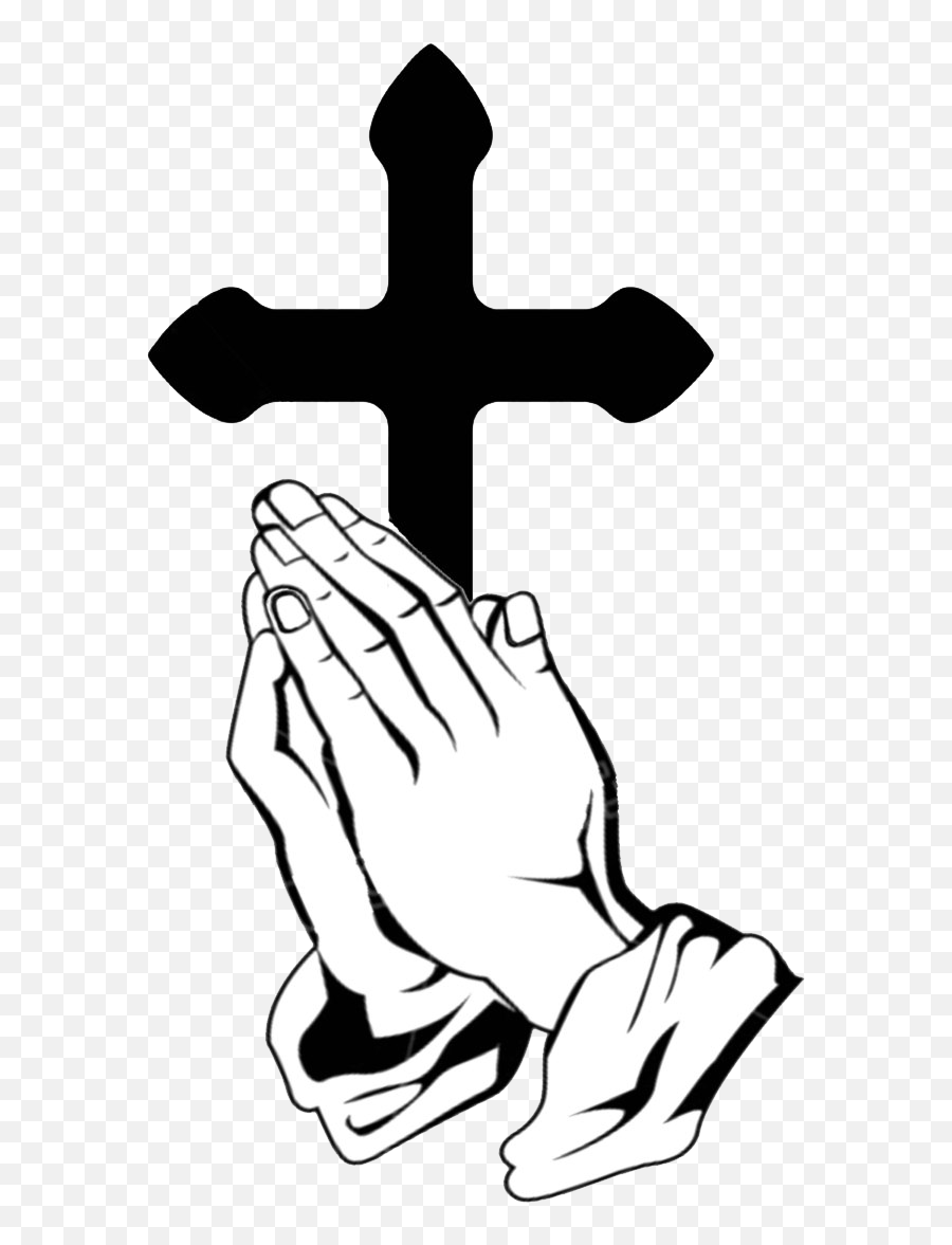 Praying Hands Line Drawing - Clipart Praying Hands Emoji,Praying Hand Emoji