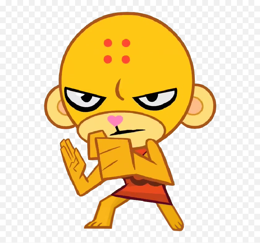 Tree Friends Buddhist Monkey Clipart - Happy Tree Friends Monkey Emoji,Bts Emoji Characters