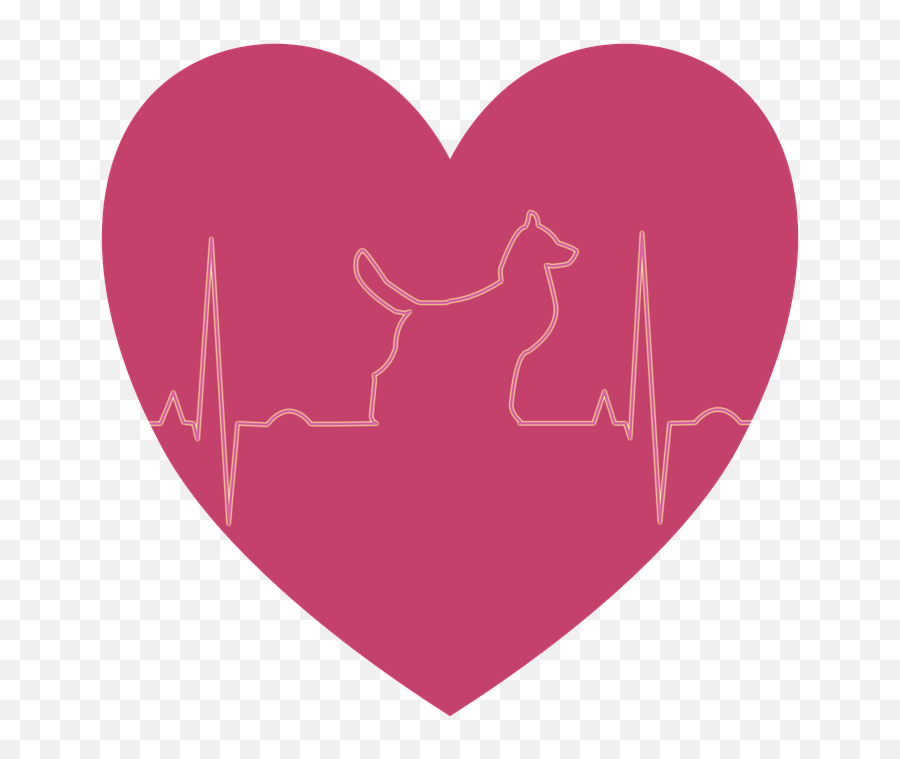 Ecg Heart Electrocardiogram - Love Dog Png Emoji,Easter Emoticons Iphone