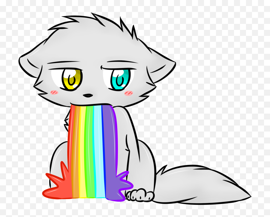 Best Barf Wallpaper - Cats Throwing Up Rainbows Emoji,Barfing Rainbow Emoji