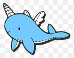 Narwhal Gachalife Toy - Gacha Life Narwhal Clipart Emoji,Narwhal Emoji