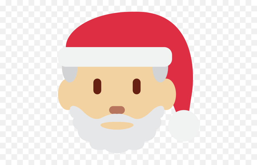Santa Claus Emoji With Medium - Google Santa Claus Emoji,Snowflake Baby Emoji