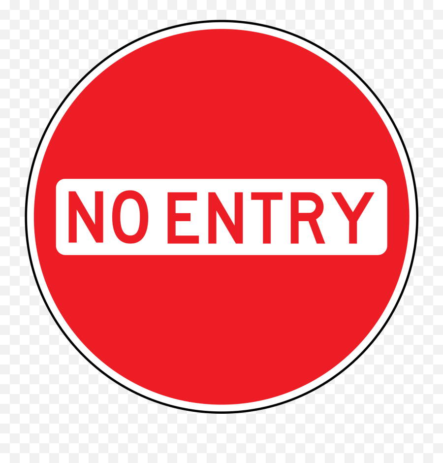 No Entry - Free Printable No Entry Sign Emoji,No Entry Emoji