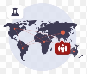 China Education Marketing Solution Nanjing Group - World Map Emoji