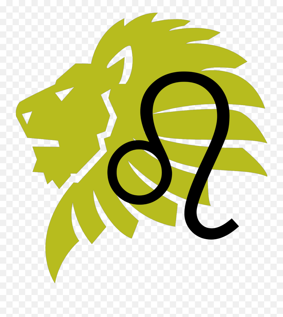 Scleo Leo Zodiac - Lion Head Silhouette Png Emoji,Leo Symbol Emoji