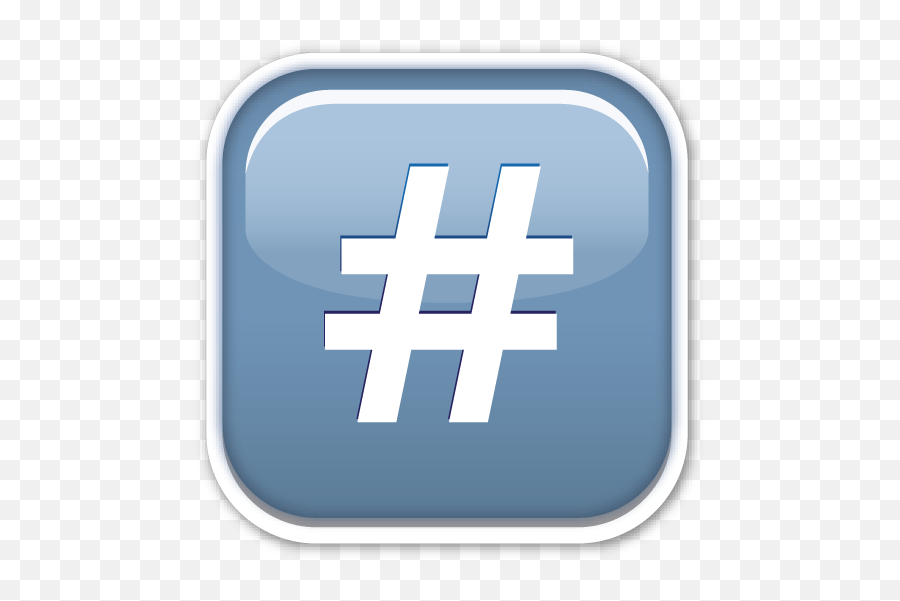 Hash Key - Transparent Hashtag Emoji,Wet Emoji