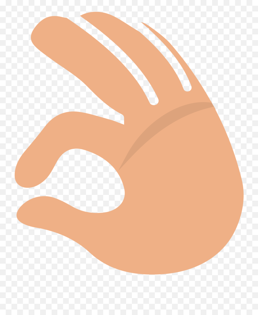 Emojione1 1f44c - Hand Emoji,Brown Fist Emoji