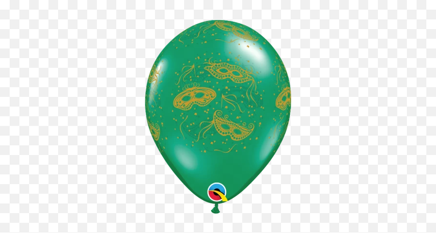 Mardi Gras 11 Inch Printed Balloons Balloon Place - Mardi Gras Balloons Png Emoji,Hockey Mask Emoji