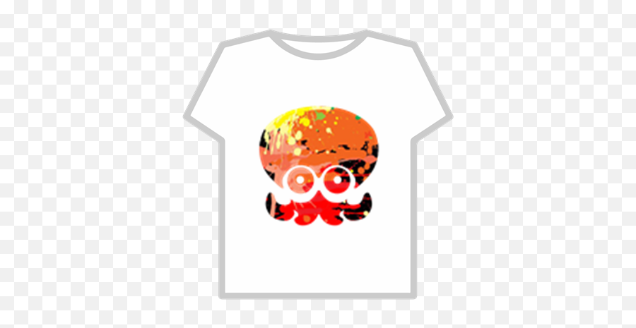 Splatoon Painted Octopus - Roblox Boob T Shirt Emoji,Octopus Emoji