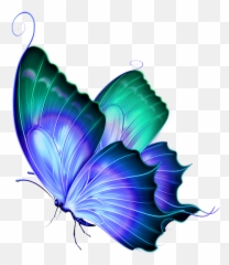 Pin - Butterfly Clipart Transparent Background Emoji,Blue Butterfly Emoji