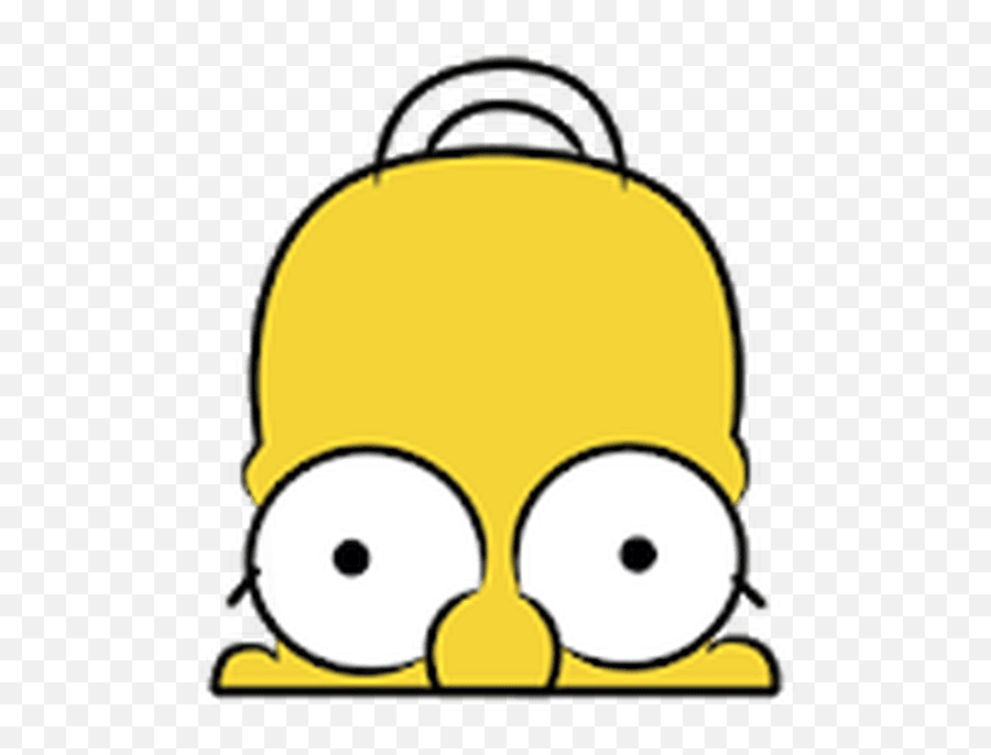 Stickers Memes De Los Simpsons - Homer Simpson Head Emoji,Simpsons Emojis