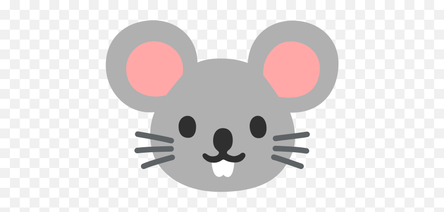 Mouse Face Emoji - La Cara De Un Raton De Dibujo,Mouse Emoji