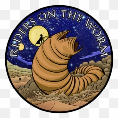Riders On The Worm Dune - Inspired Sticker Kickstarter Worm Dune Png Emoji,Worm Emoji
