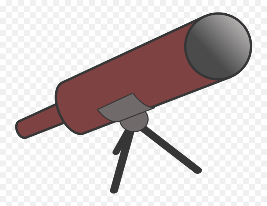 Telescope Clipart - Cartoon Telescope Transparent Emoji,Telescope Emoji