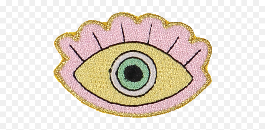 Evil Eye Sticker Patch In 2020 - Olho Grego Capa Facebook Emoji,Evil Eye Emoji