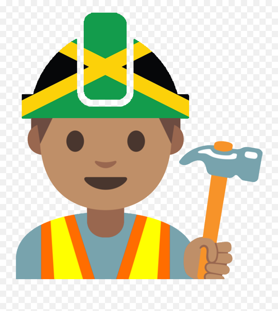 Issa Construction - Happy Emoji,Jamaican Emoji