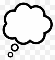 Thinking Bubble Png Hd Png - Thinking Bubble Transparent Background Emoji,Thinking Bubble Emoji