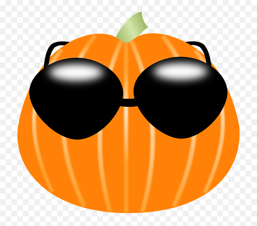 Free Sunglasses Sun Vectors - Halloween Pumpkin With Sunglasses Emoji,Unicorn Emoji