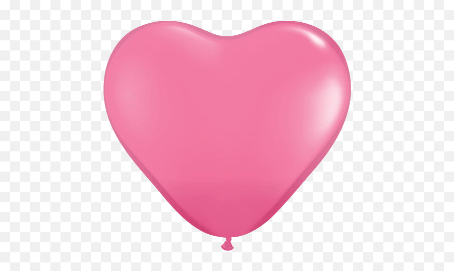 Rose Heart Latex Balloons - Globo Rosa Corazon Png Emoji,Heart Emoji Balloon