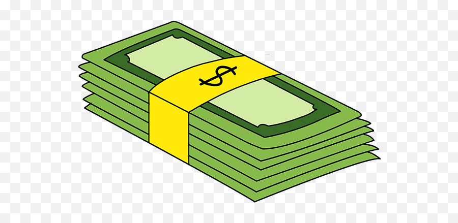 How To Draw A Stack Of Money - Money Easy To Draw Emoji,Flying Money Emoji