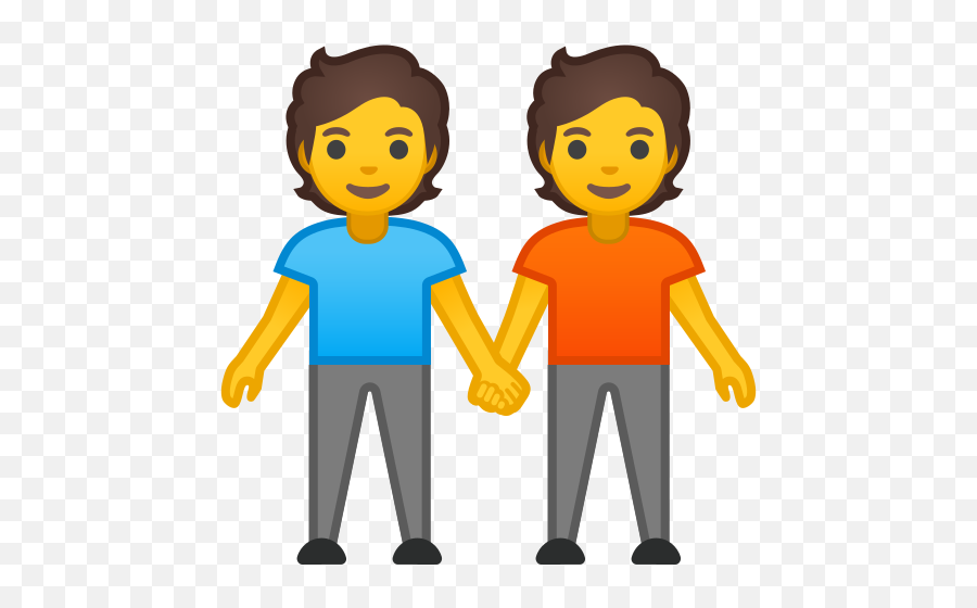 People Holding Hands Emoji - Two Boys Holding Hands Clip Art,People Emoji Meanings