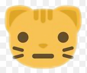Catlove Emoticon Cute My - Emoji Straight Face