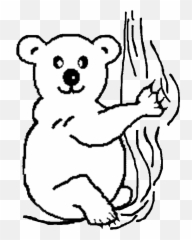 Koala Bear Download Free Clip Art - Koala Bear Clipart Transparent Black And White Emoji,Koala Bear Emoji
