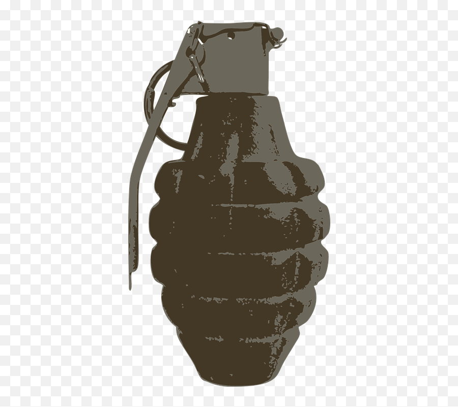 Hand Grenade Weapon - Grenade Clip Art Emoji,Star Gun Bomb Emoji