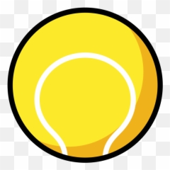 Tennis Racquet And Ball - Circle Emoji