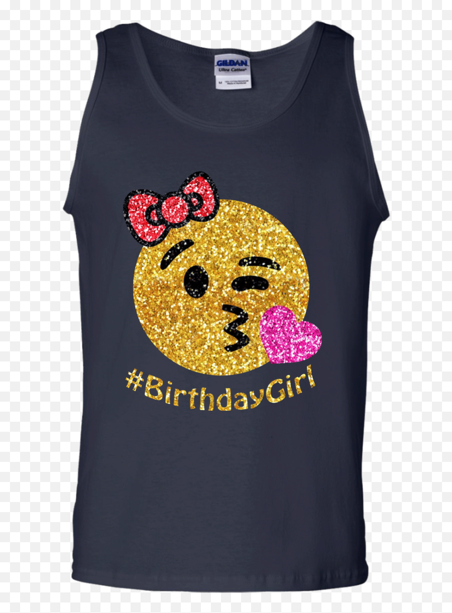 Shirt For Girls Cotton Tank Top - Emoji Shirt Birthday Ideas,Girls Emoji Top