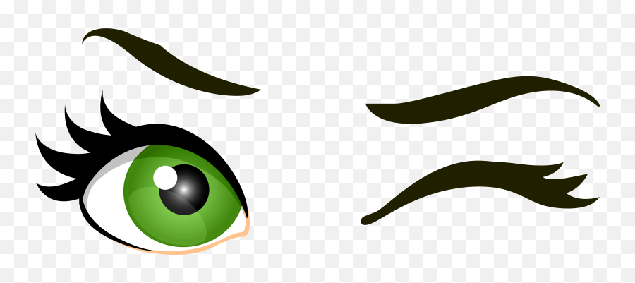 Green Clipart Green Eye Cute Borders - Clipart Eyes No Background Emoji,Animated Eye Roll Emoji