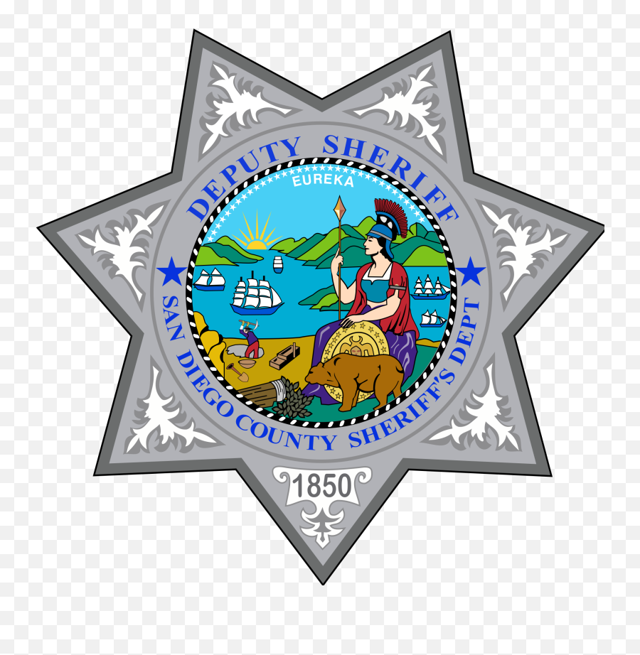 Svg Star Sheriff Transparent Png - San Diego Sheriff Department Logo Emoji,Sheriff Badge Emoji
