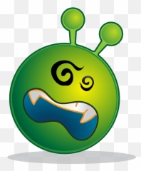 Extraterrestre Smiley Emoji - Alien Smiley,Emoticones Risa