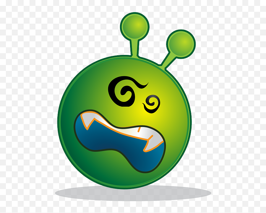 Extraterrestre Smiley Emoji - Alien Smiley,Emoticones Risa