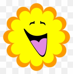 Emoticon Heart Love Png Clipart - Colored Flower Design Emoji
