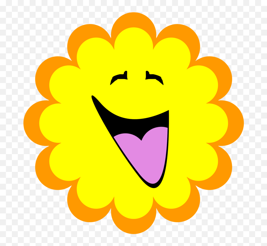 Emoticon Heart Love Png Clipart - Colored Flower Design Clipart Emoji,Happy Flower Emoticon