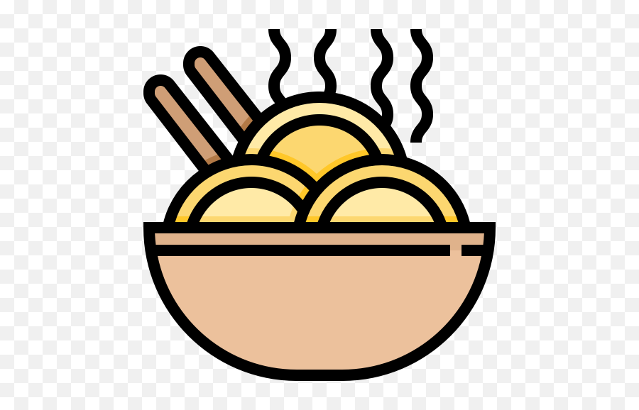 Transparent Ramen Noodles Clipart - Ramen Noodle Bowl Illustration Emoji,Ramen Emoji