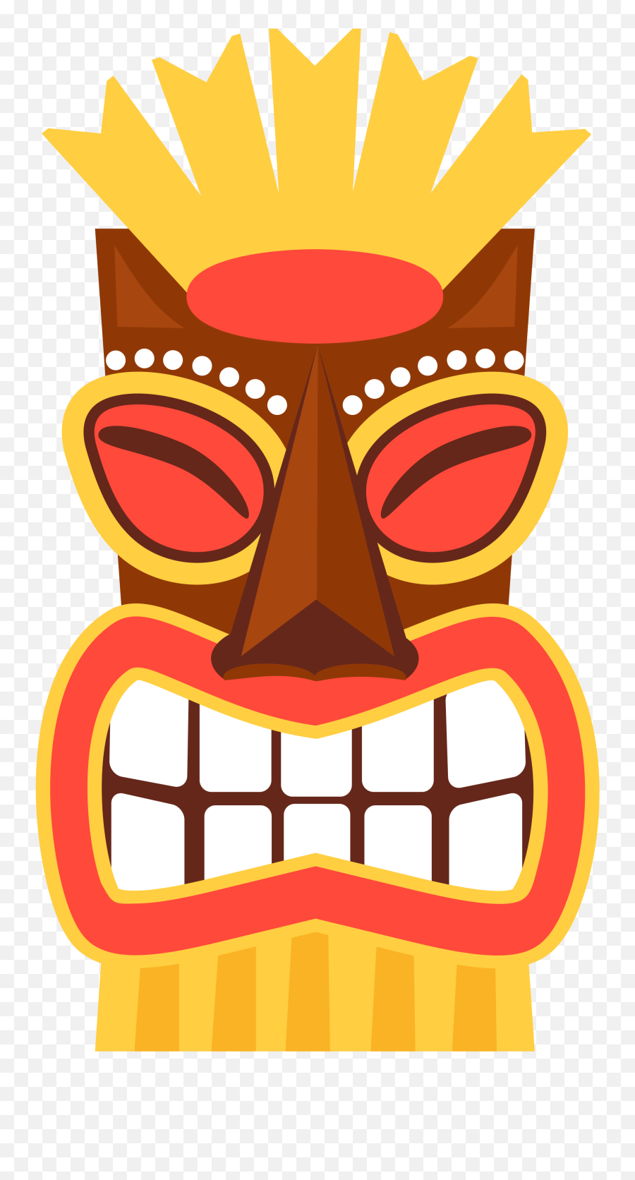 Tiki Clipart Png - Clip Art Tiki Png Emoji,Tiki Head Emoji