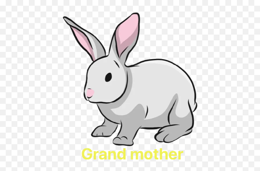 Rabbit Stickers For Whatsapp - Konijnen Stickers Whatsapp Emoji,Emoji Rabbit