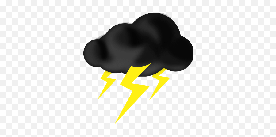 Thunder Clipart Transparent - Lightning Storm Clipart Emoji,Dog Lightning Emoji
