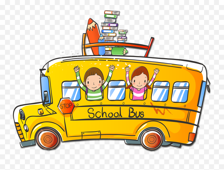 School Bus - Bus School Cartoon Png Emoji,School Bus Emoji