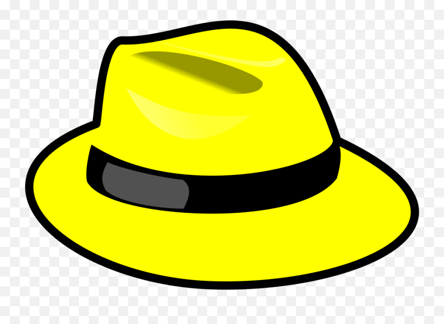Yellow Hat Png Svg Clip Art For Web - Download Clip Art 6 Thinking Hats Png Emoji,Fedora Emoji
