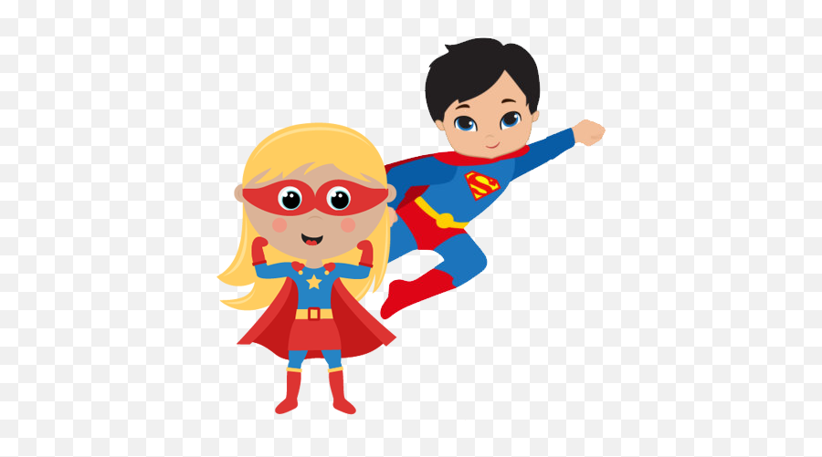 Superhero Boy And Girl Png U0026 Free Superhero Boy And Girlpng - Super Hero Boy And Girl Emoji,Superhero Emojis For Android