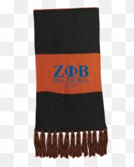 Zeta Phi Beta Fringed Scarf - Sport Tek Sta02 Spectator Scarf Emoji,Scarf Emoji