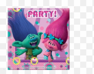 Trolls Paper Napkins - Trole Emoji