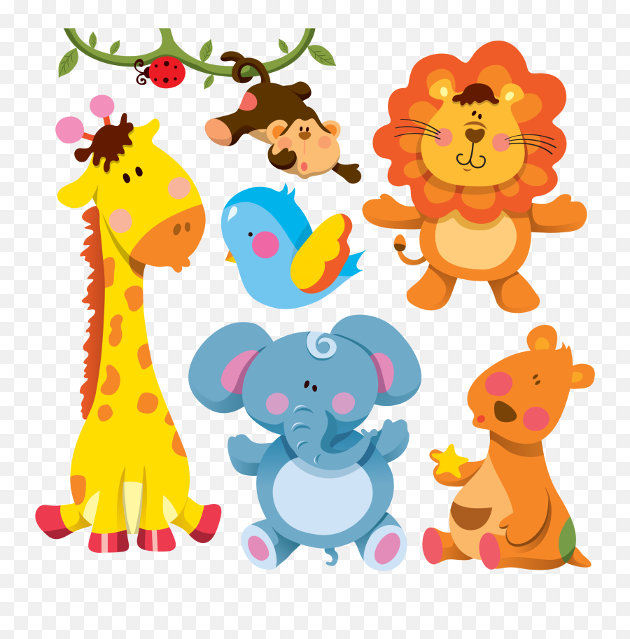 Download Illustration Giraffe Animals - Cartoon Baby Cute Animals Emoji,Giraffe Emoticon